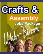Assembly Work At Home Jobs Opportunities :: "Crafts & Assembly Jobs Package" For Home Assembly Work