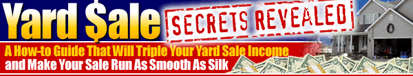 Yard Sale Secrets Revealed